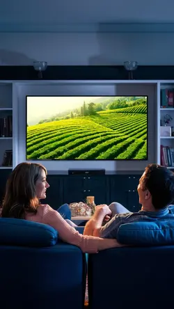 TV layar lebar