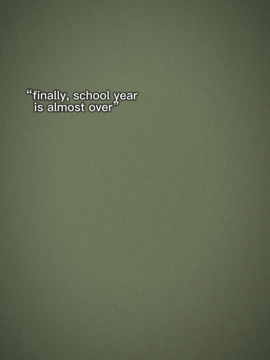 El año escolar ha terminado