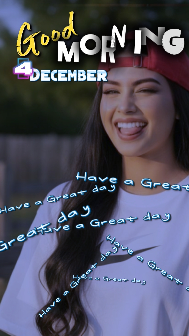 4 de dezembro Bom Dia 