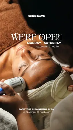 CLINIC : WE’RE OPEN