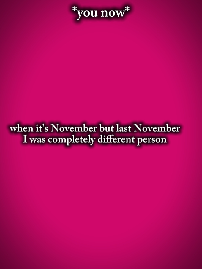 NOVEMBER LAST