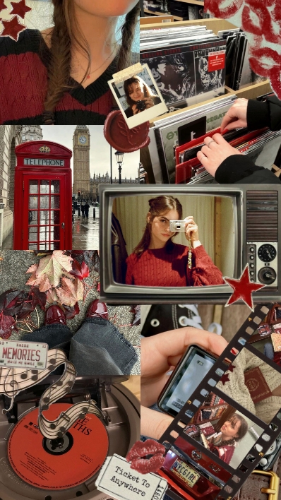 collage red