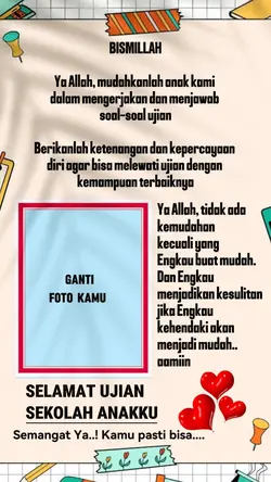 Selamat ujian sekolh