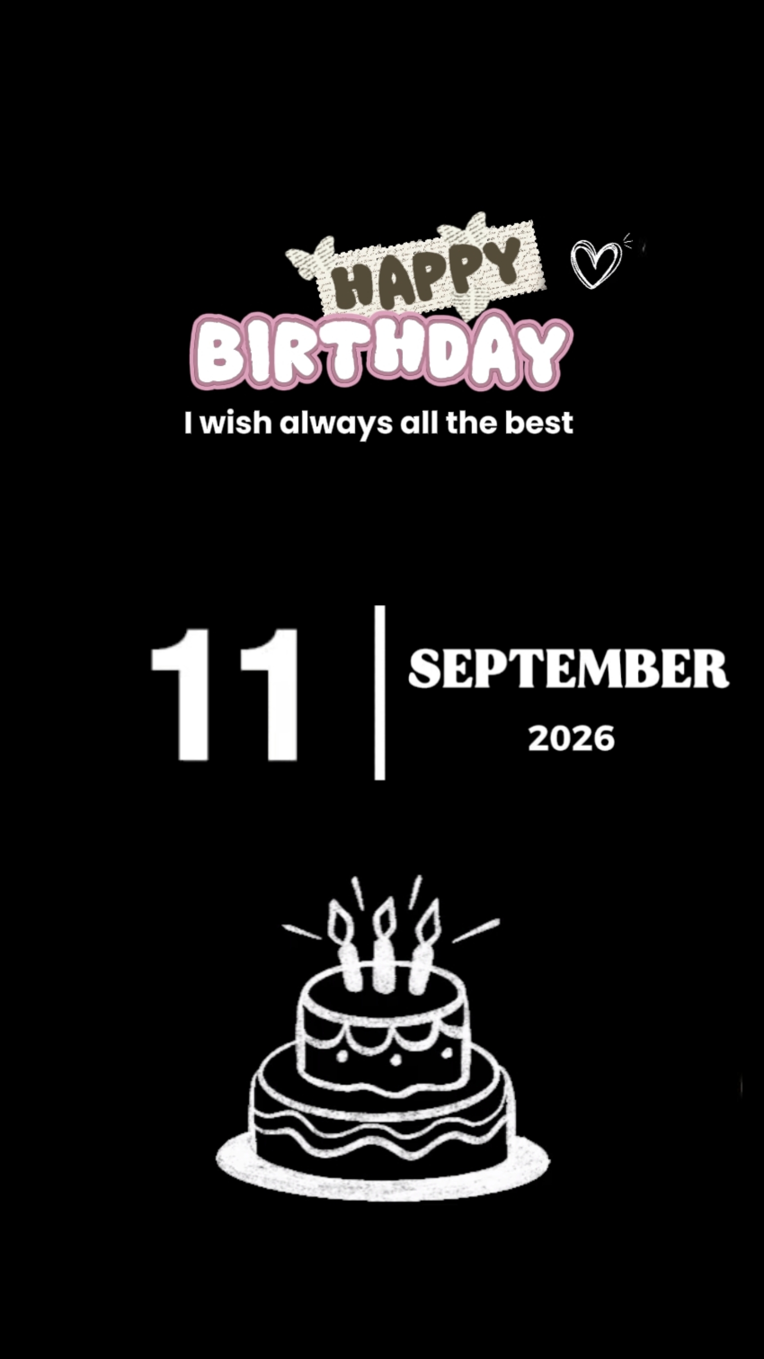 HBD 11 SEPTEMBER 