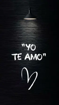 YO TE AMO.