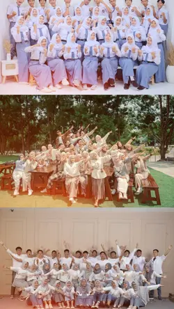 foto berjalan ke ata