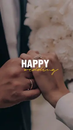 Happy wedding 
