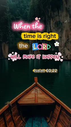 Time is right