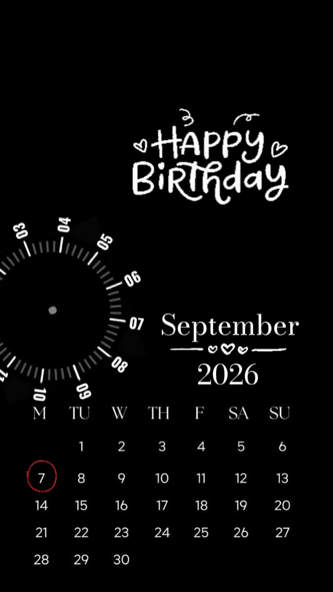 bday 7 september 