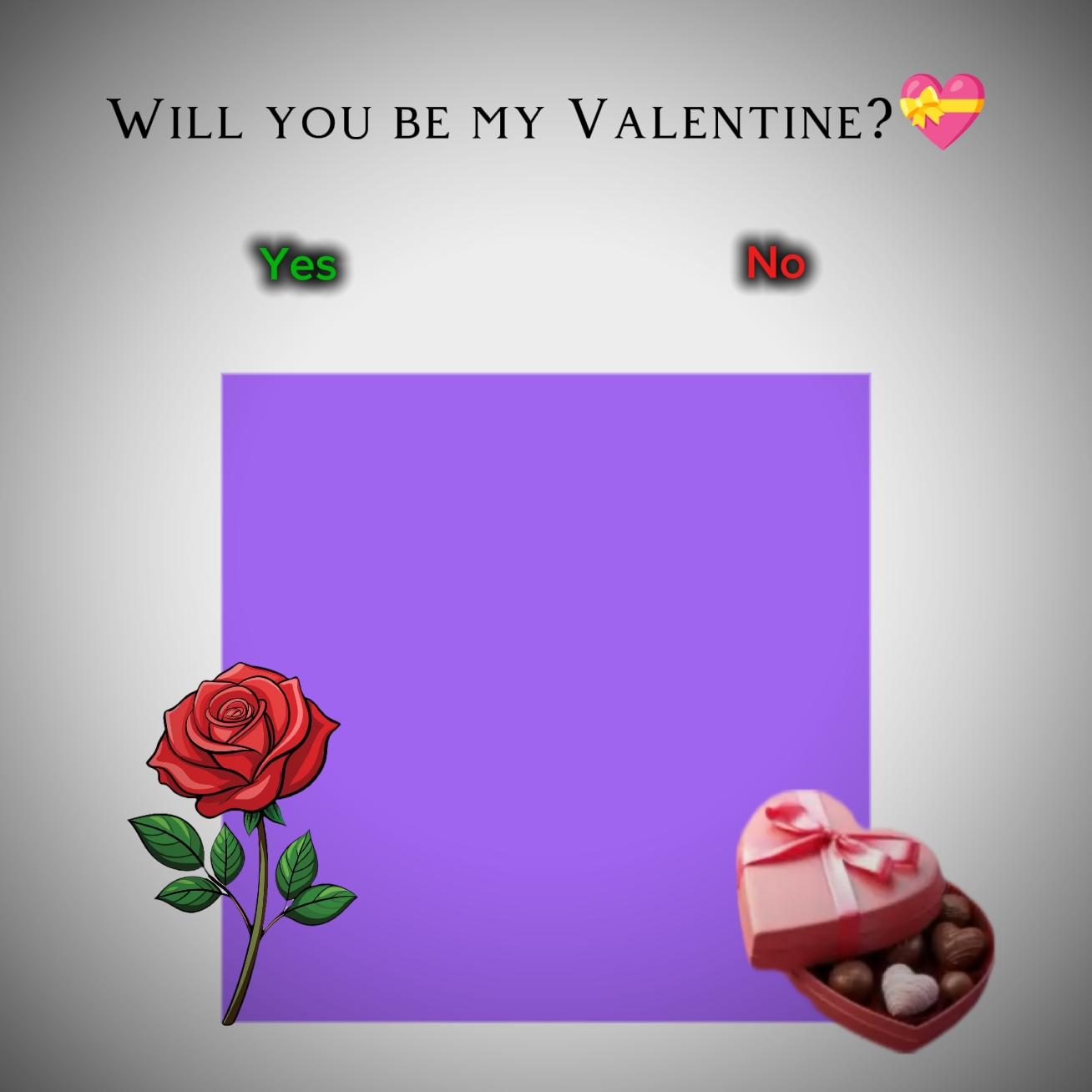 will u be my Valenti
