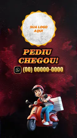 Pediu chegou