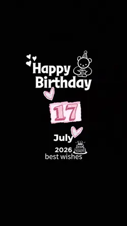 Hbd 17 july 2026