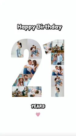 Birthday 21 years