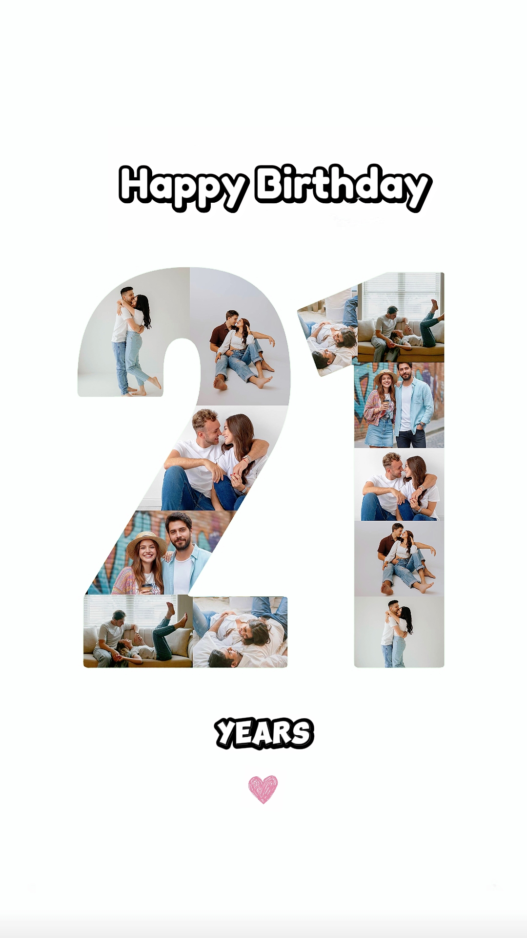 Birthday 21 years