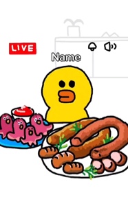Cute Duck eating
