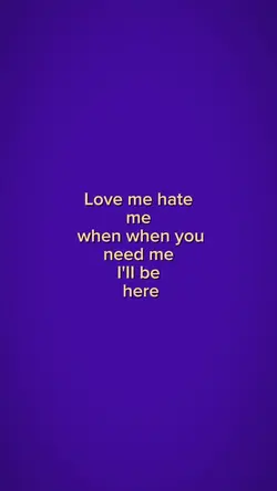 Love me hate