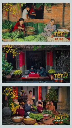 Ghép ảnh tết gia