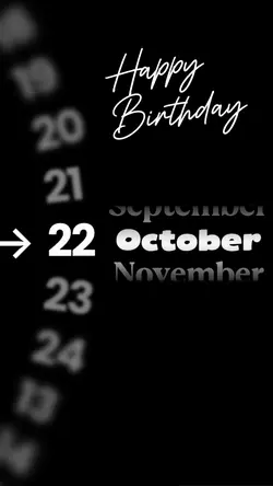 HBD 22 OCTOBER