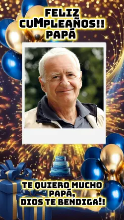 Papá feliz Cumple
