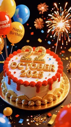 birthday 22 oct 2025