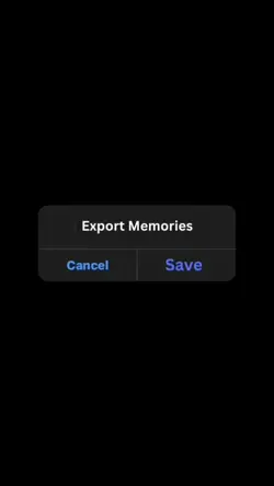Export Memories 
