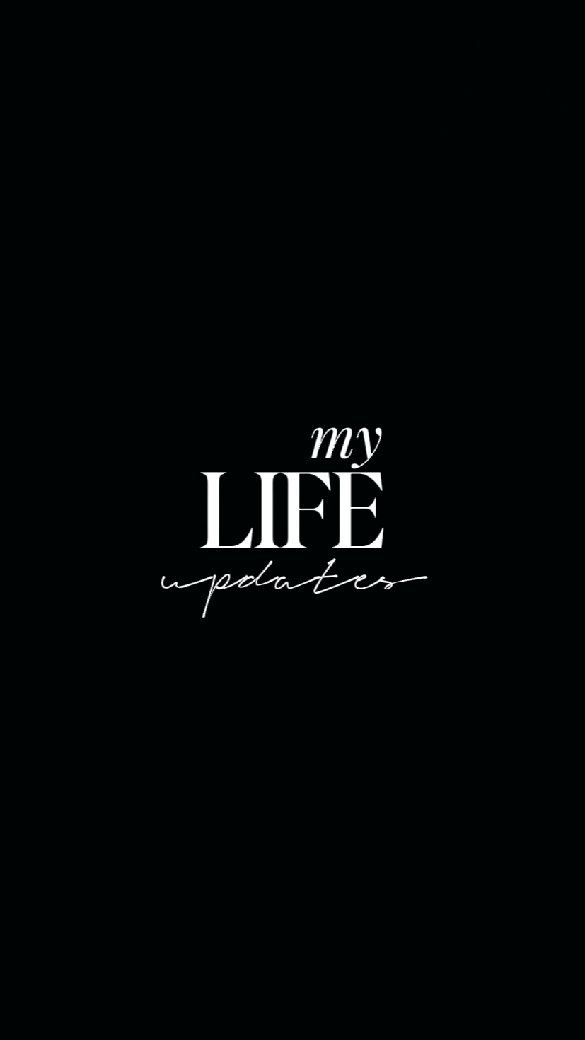my LIFE updates
