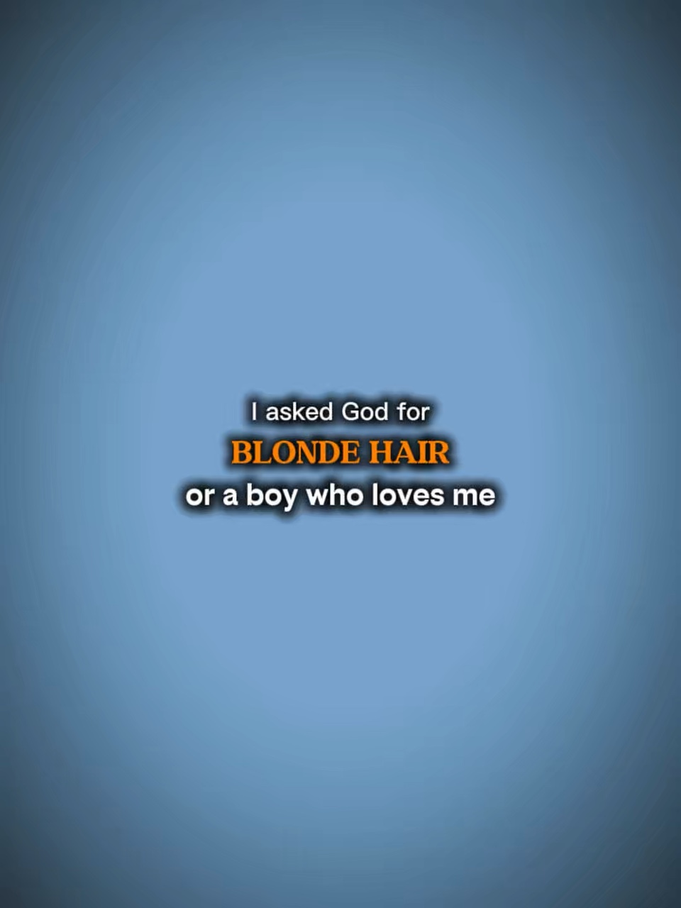 Cheveux blonds