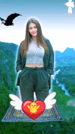 Cutout flying carpet