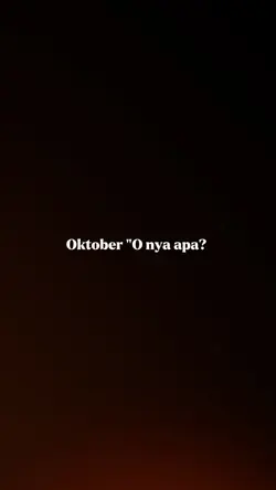 Oktober "O nya apa? 