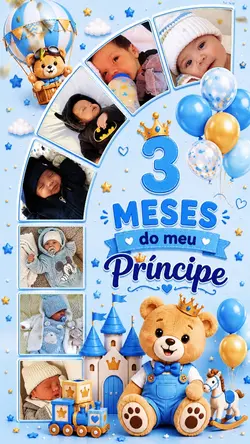 3 mêsversario menino