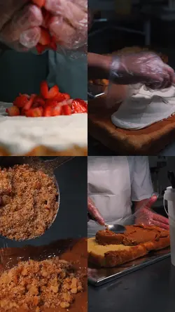 Produção bolo cake