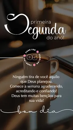 Segunda bom dia