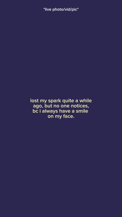 Lost my spark