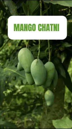 Raw mango chatni 