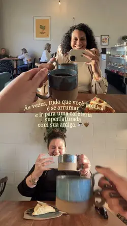 Melhor terapia! ✨🫶🏾☕️