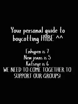 BOYCOTT HYBE