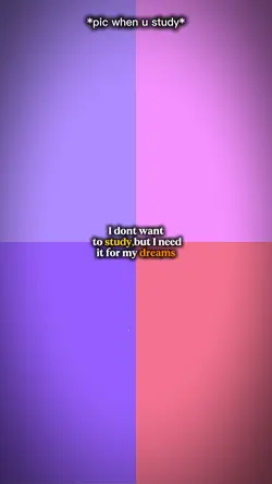 I dont want to study