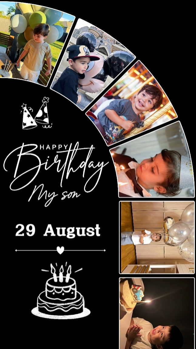 CUMPLEAÑOS HIJO 29 DE AGOSTO