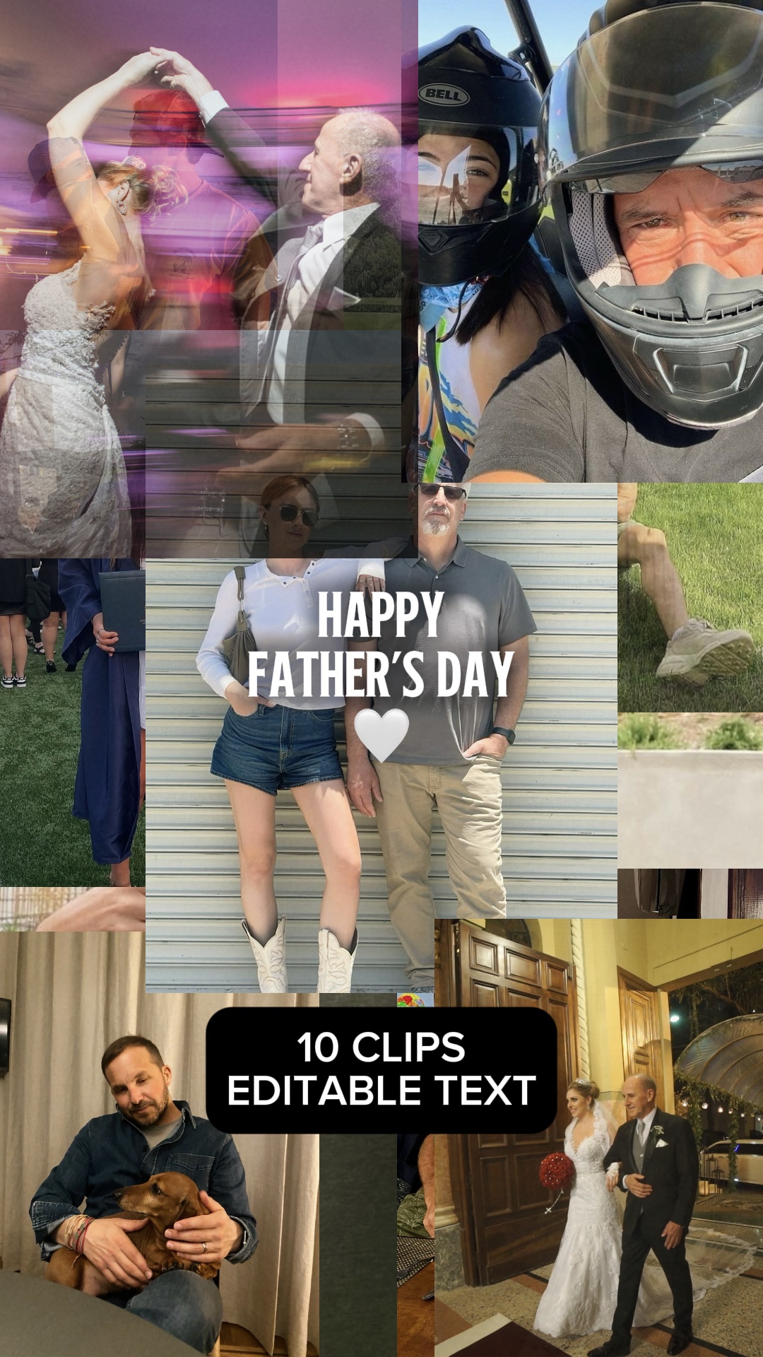 Collage del Día del Padre