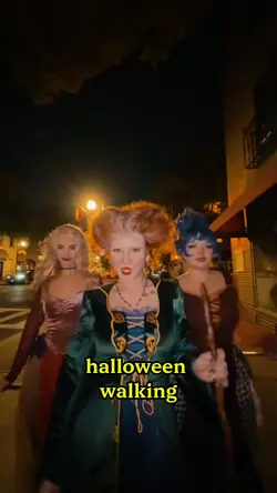 halloween walking