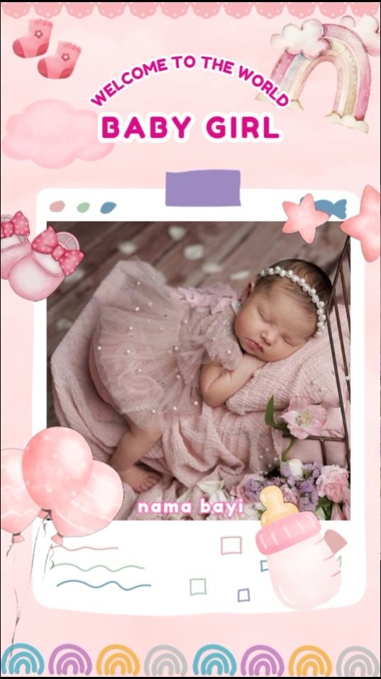 new born baby girl