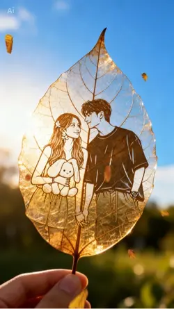 Dry leaf art