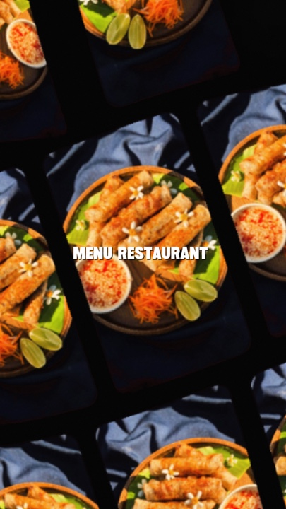 Menú restaurante 