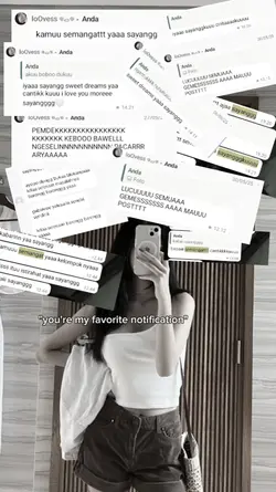 you're my fav notif
