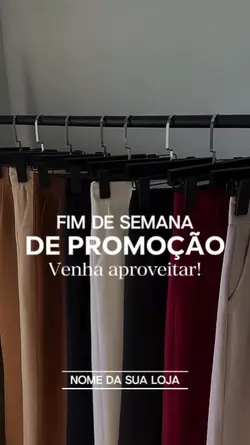 Fim de semana loja
