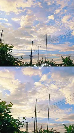 2 foto langit