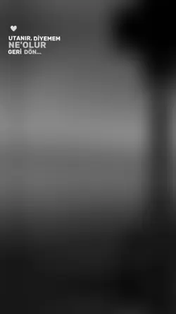 ne olur geri dön 