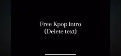 Free Kpop intro