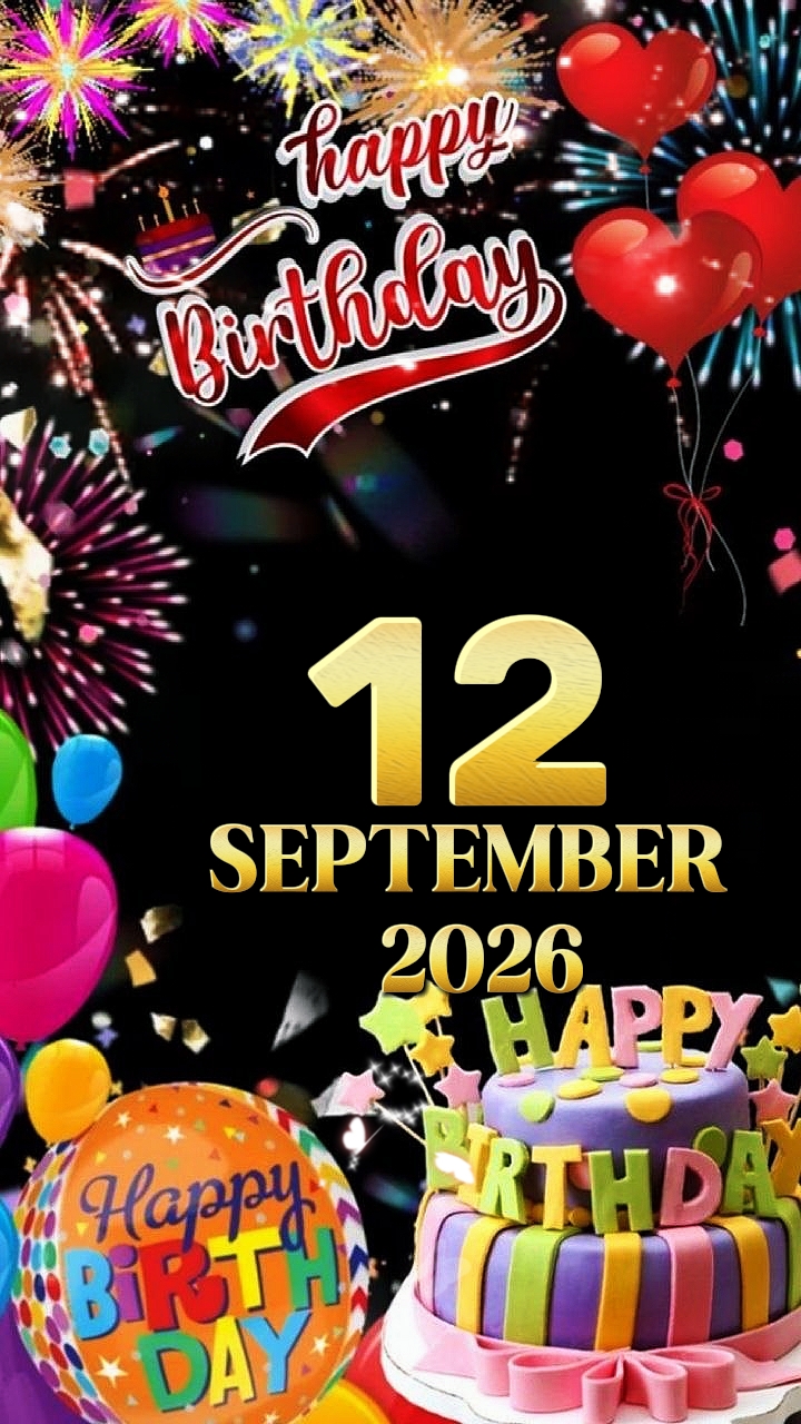 HBD 12 September2026