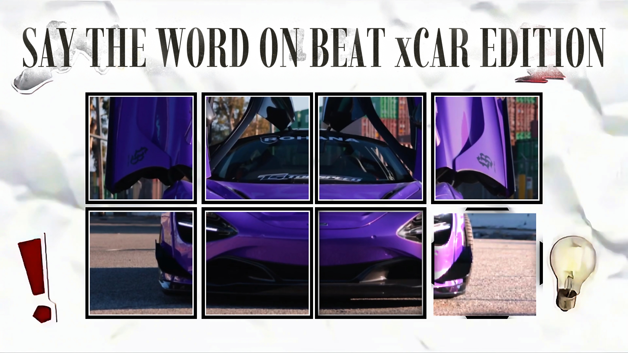 SAY THE WORD ON BEAT